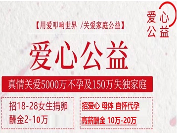 宁都捐卵助孕生子 爱心志愿者招募